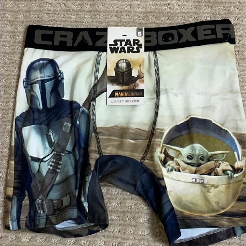 Star Wars The Mandalorian Crazy Boxers